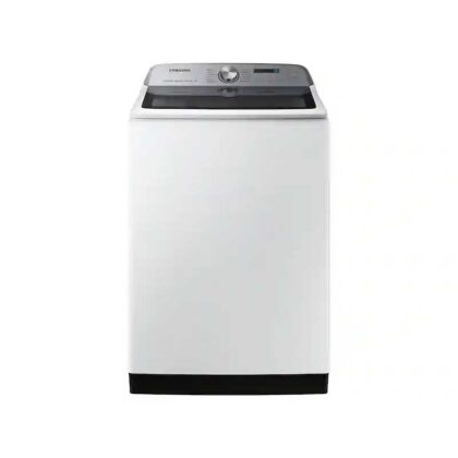 5.2 cu. ft. Large Capacity Smart Top Load Washer with Super Speed Wash in White