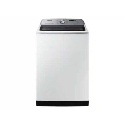 5.5 cu. ft. Extra-Large Capacity Smart Top Load Washer with Super Speed Wash in White