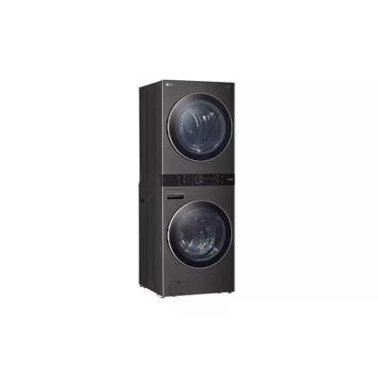 Single Unit Front Load LG WashTower with Center Control 4.5 cu. ft. Washer and 7.4 cu. ft. Gas Dryer