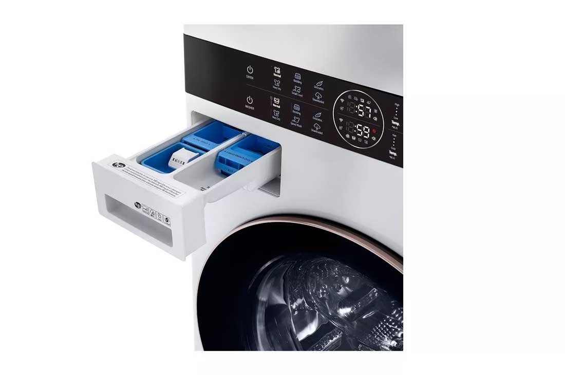 Single Unit Front Load LG WashTower with Center Control 4.5 cu. ft. Washer and 7.4 cu. ft. Electric Dryer - Image 7
