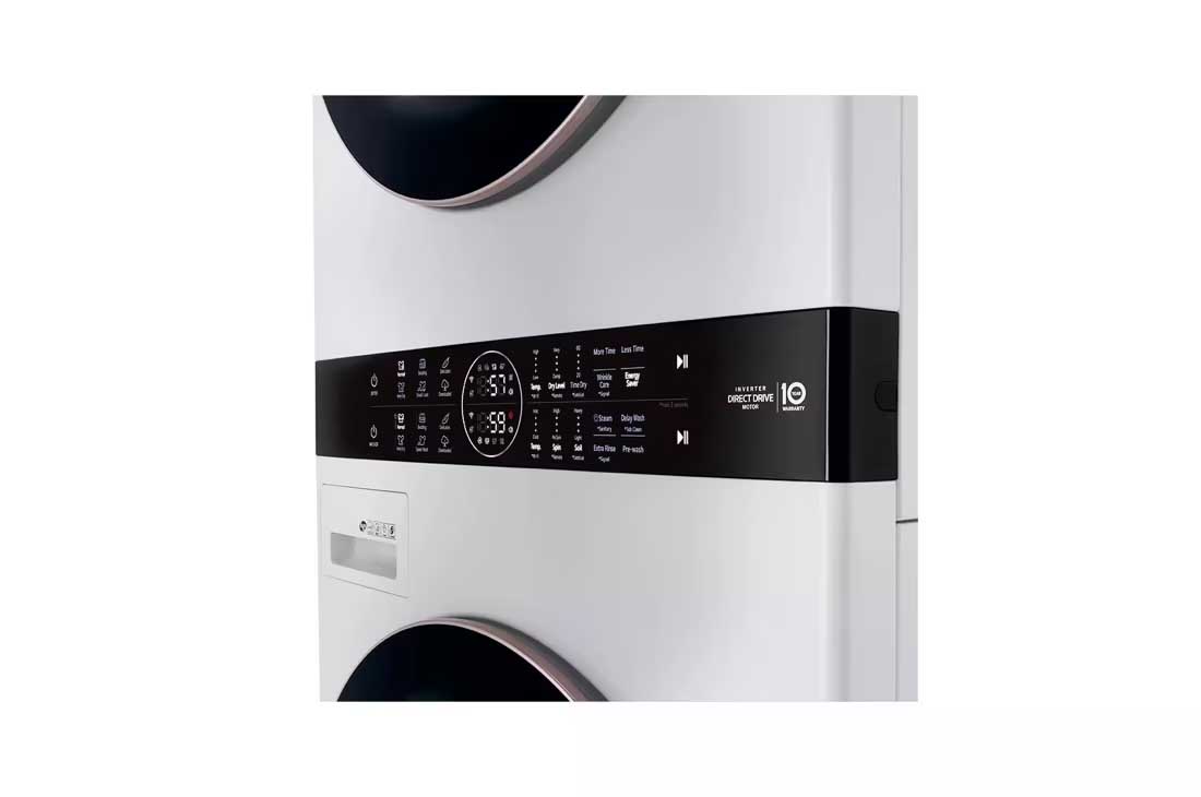 Single Unit Front Load LG WashTower with Center Control 4.5 cu. ft. Washer and 7.4 cu. ft. Electric Dryer - Image 8