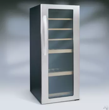 24" Wine Cellar, 160-Bottle, Smooth Racks, Absorption Cooling, Stainless Steel