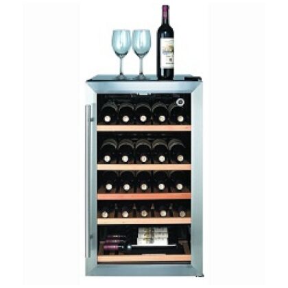 Wine Cooler, 19 inch Width, 30 Wine Bottle Capacity, Stainless Steel colour