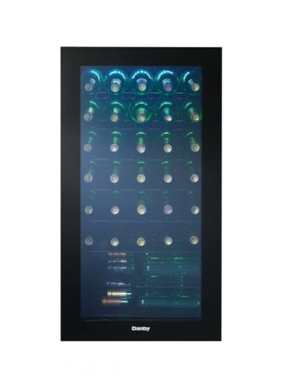 36 Bottle Free-Standing Wine Cooler in Black