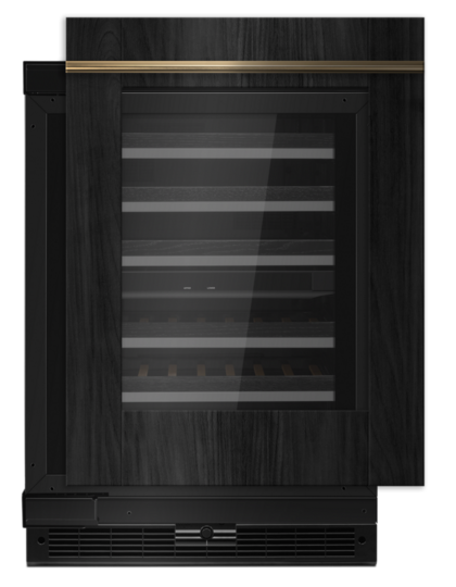 Panel-Ready 24" Built-In Undercounter Wine Cellar - Left Swing