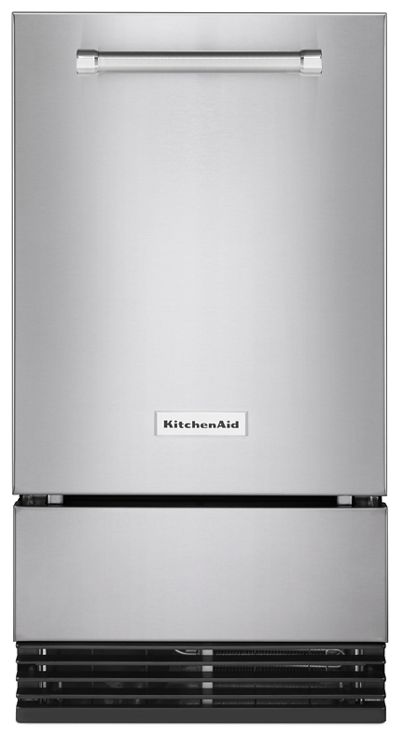 18" Automatic Ice Maker with Stainless Steel Finish