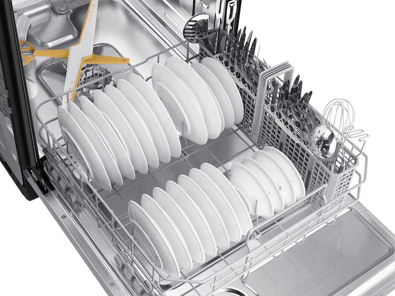 espoke AutoRelease Smart 42dBA Dishwasher with StormWash+™ and Smart Dry in White Glass - Image 8