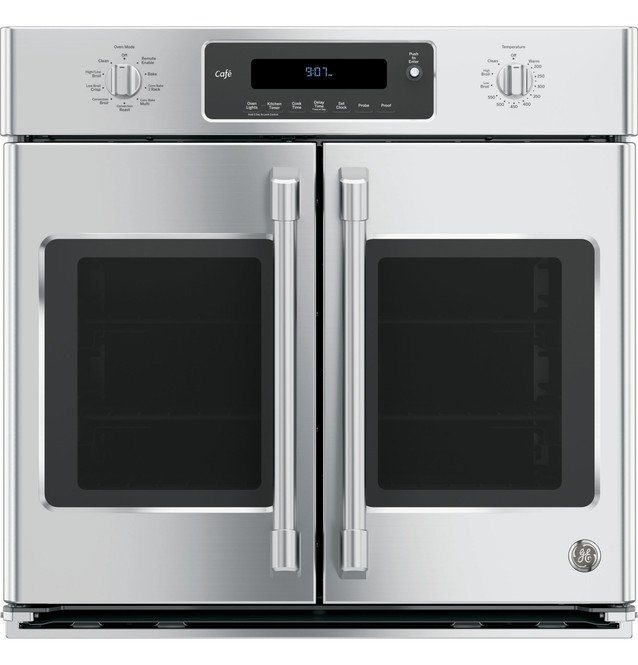 Café CTS90FP2NS1 5.0 cu. ft. 30″ Built-In French-Door Single Convection Smart Wall Oven