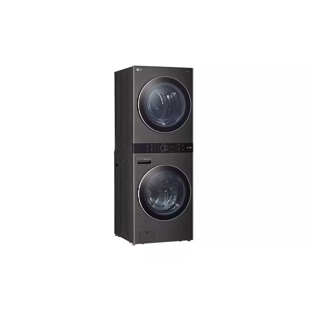 LG WKGX201HBA 4.5 cu. ft. washer / 7.4 cu. ft. dryer Single Unit Front Load WashTower with Center Control (Gas)