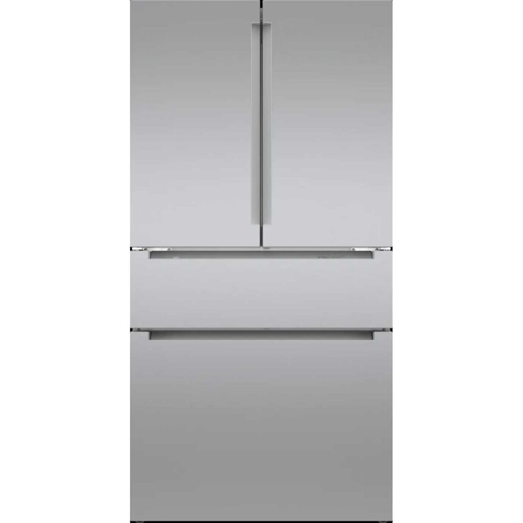 800 Series French Door Bottom Mount Refrigerator 36” Stainless steel (with anti-fingerprint)