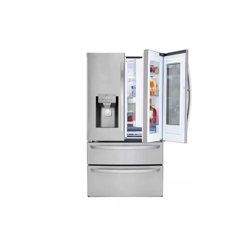 LG LRMVS2806S 28 cu. ft. Smart InstaView Door-in-Door Double Freezer Refrigerator