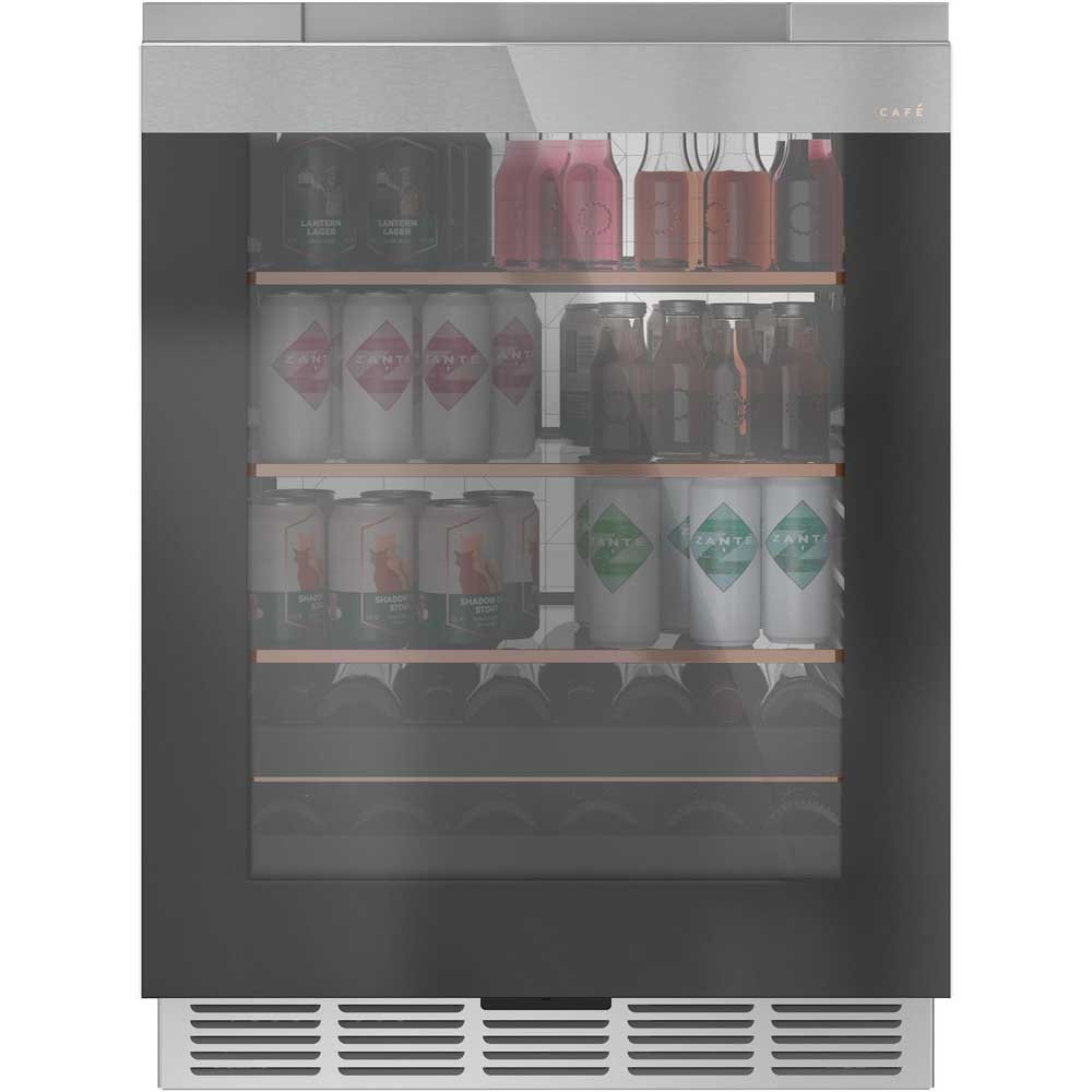 Café CCR06BM2PS5 5.1 cu. ft. (126 cans / 14 bottles) Undercounter Beverage Center