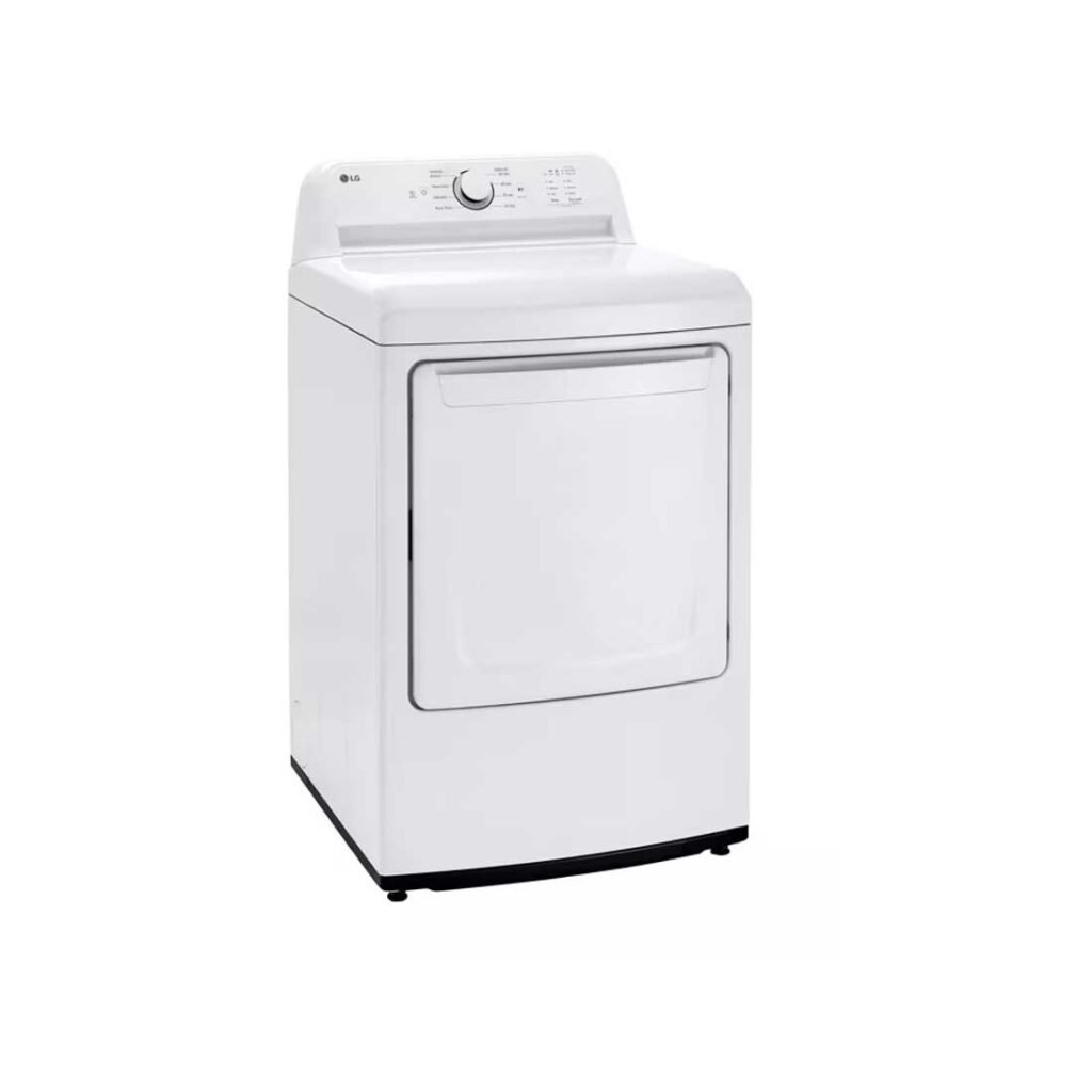 LG DLE6100W 7.3 cu. ft. Rear Control Electric Dryer with Sensor Dry