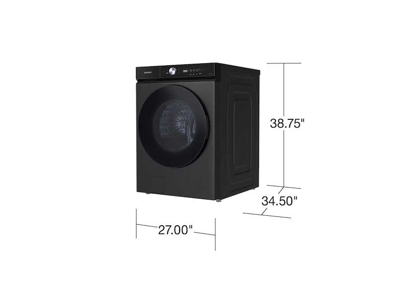 Samsung WF53BB8700AV 5.3 cu. ft. Bespoke Ultra Capacity Front Load Washer - photo 2