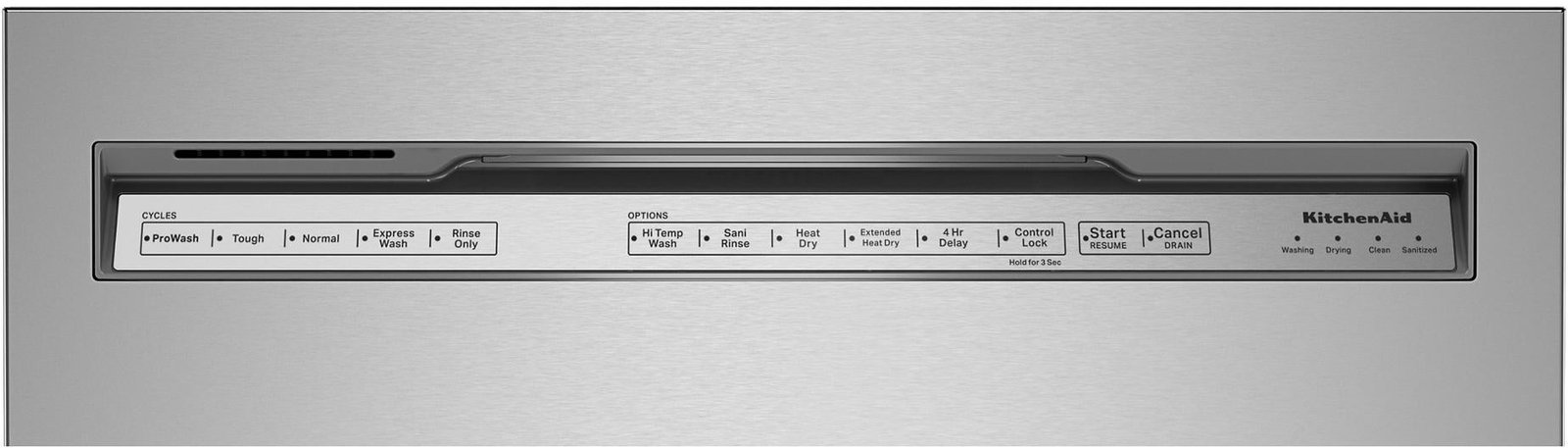 KitchenAid KDFE104KPS Full Console Dishwasher with ProWash Cycle – Scratch & Dent - photo 4