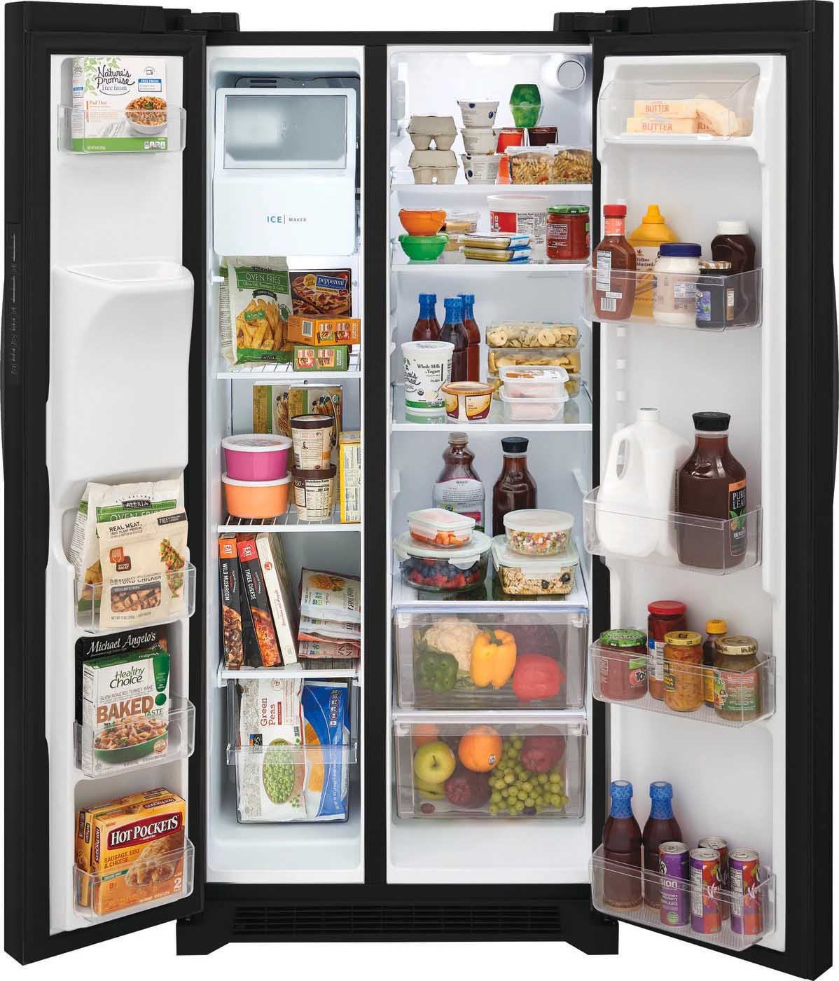 22 Cu. Ft. 33″ Standard-Depth Side-by-Side Refrigerator - photo 3