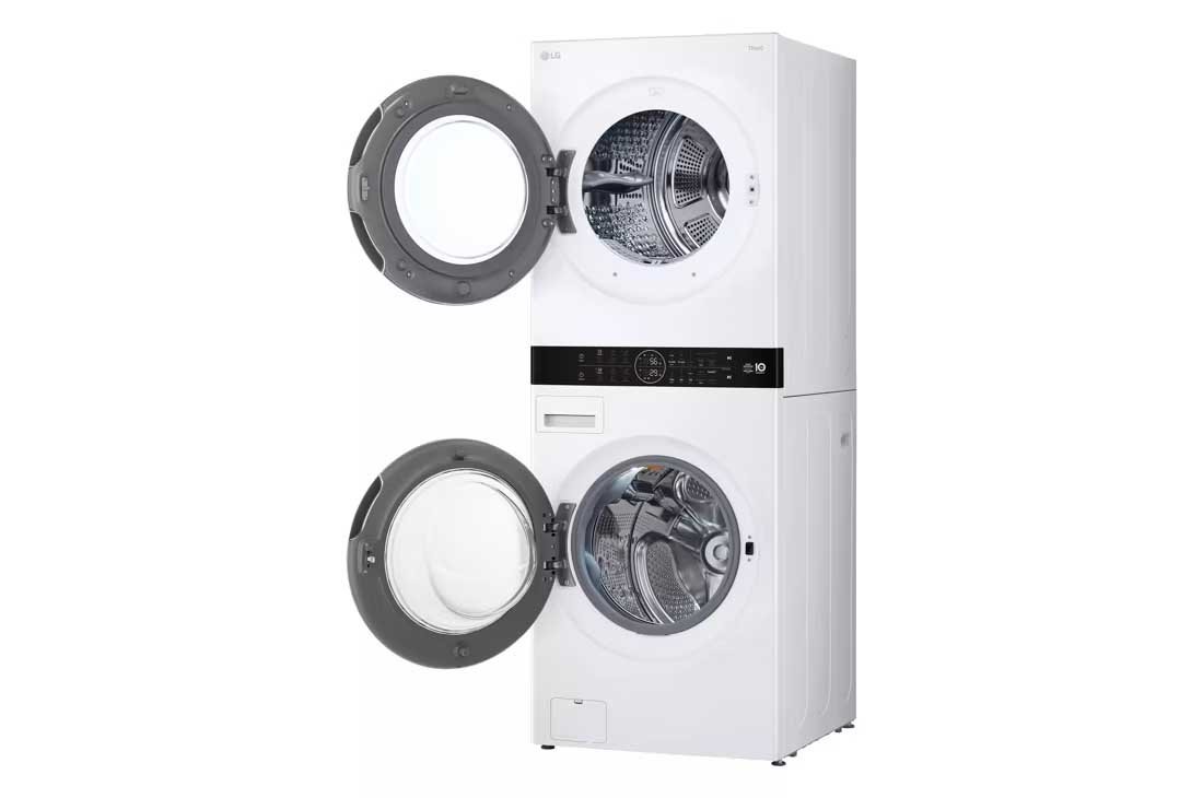 LG WKHC252HWA 5.0 cu. ft. washer / 7.8 cu. ft. dryer Single Unit WashTower with Center Control, Electric Ventless Heat Pump Dryer - photo 4