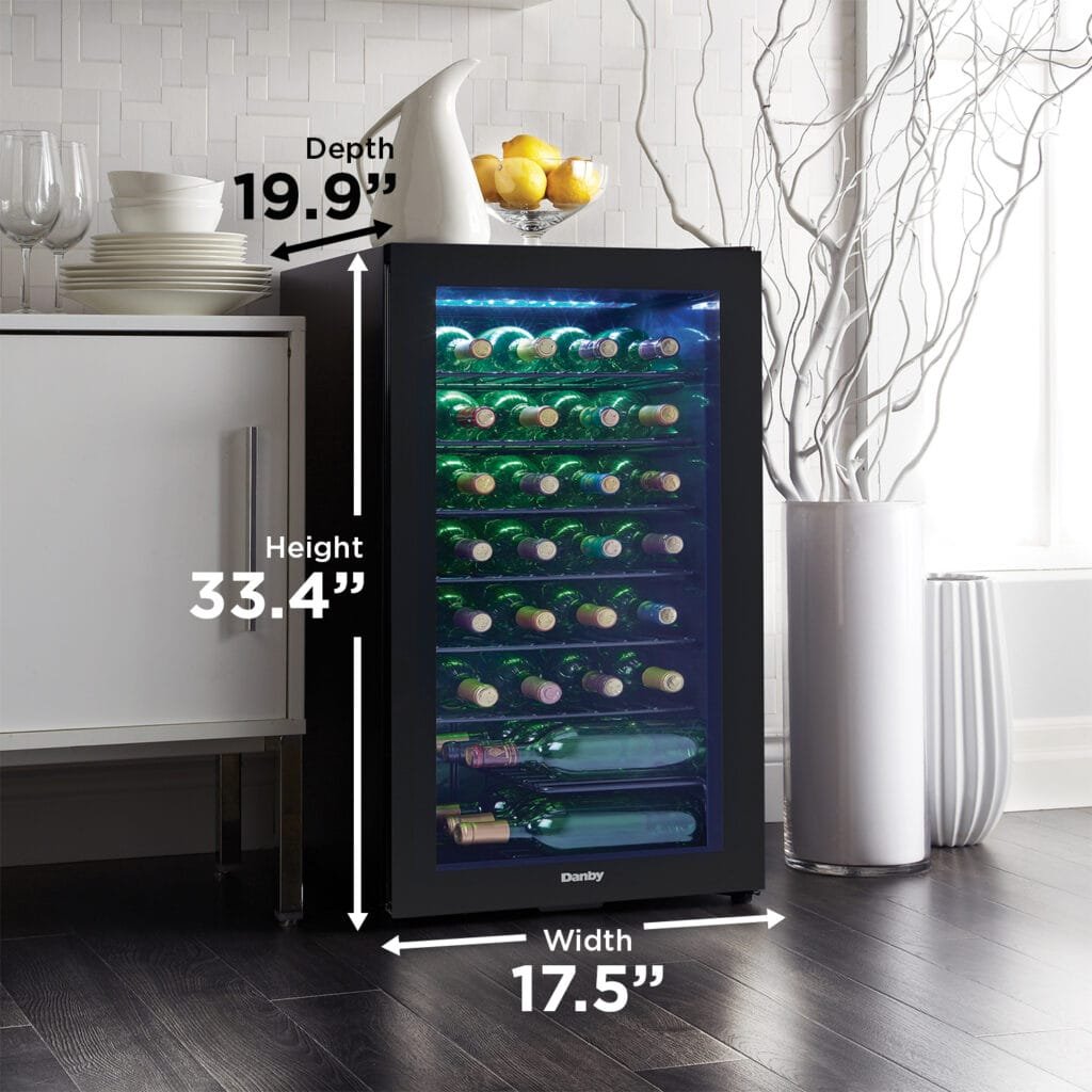Danby DWC036A2BDB 36 bottles / 3.5 cu. ft. Free-Standing Wine Cooler - photo 3