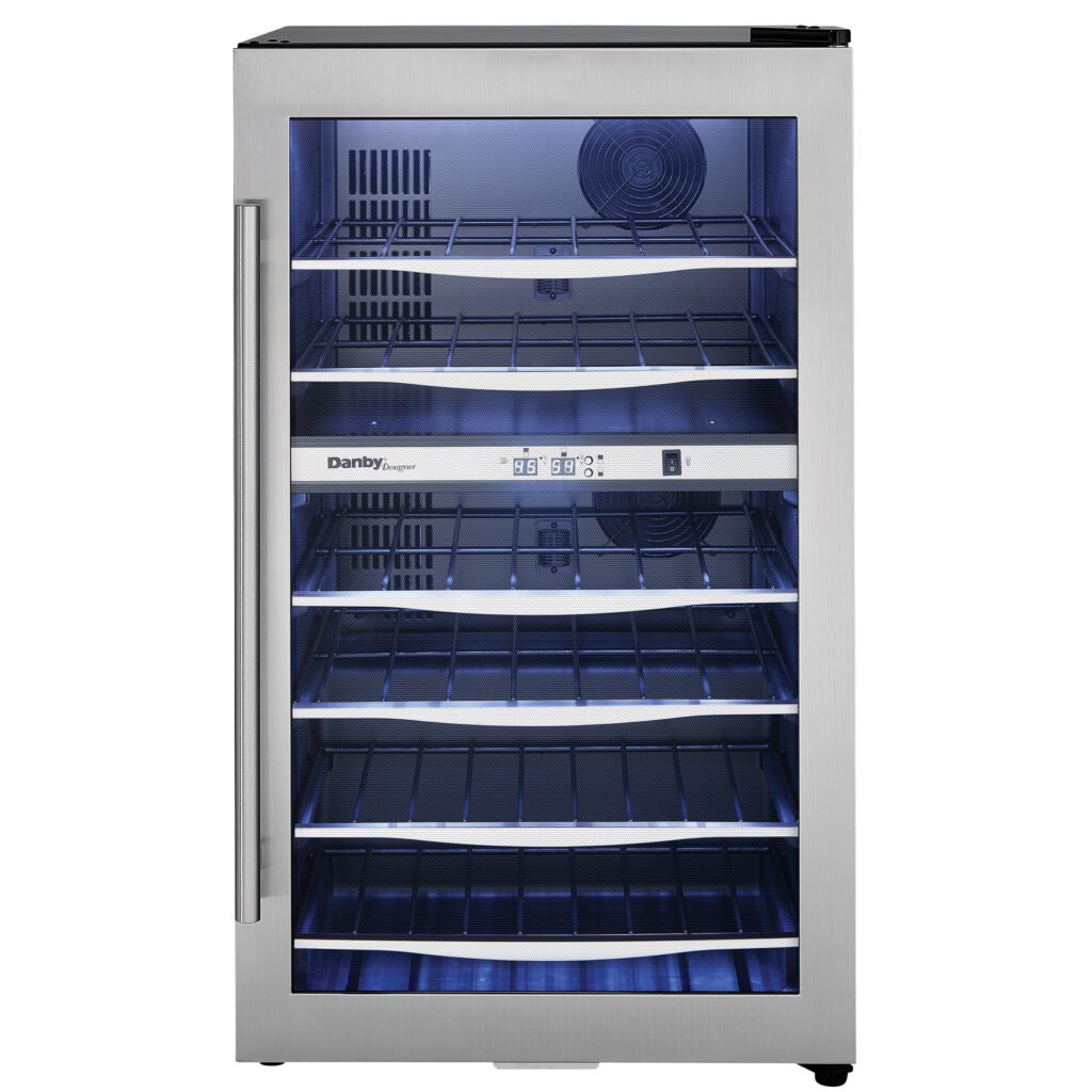 Danby DWC040A3BSSDD 38 bottles / 4.0 cu. ft. Dual-Zone Wine Cooler - photo 7