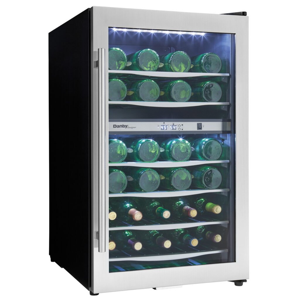 Danby DWC040A3BSSDD 38 bottles / 4.0 cu. ft. Dual-Zone Wine Cooler - photo 3