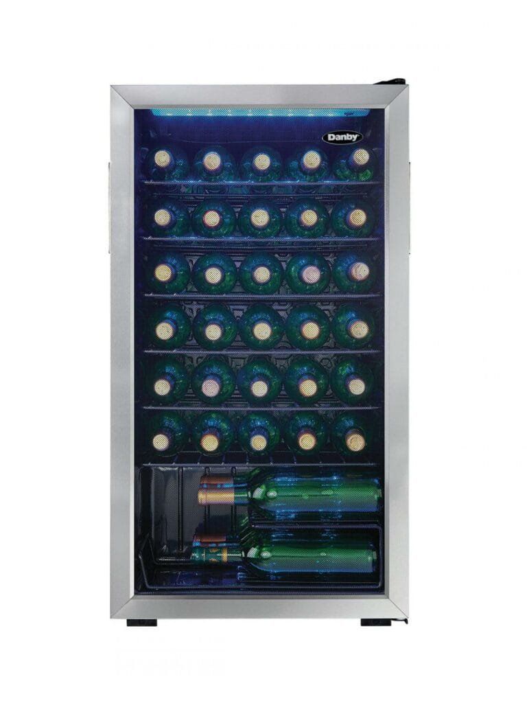 Danby DWC036A1BSSDB 36 bottles / 3.3 cu. ft. Free-Standing Wine Cooler