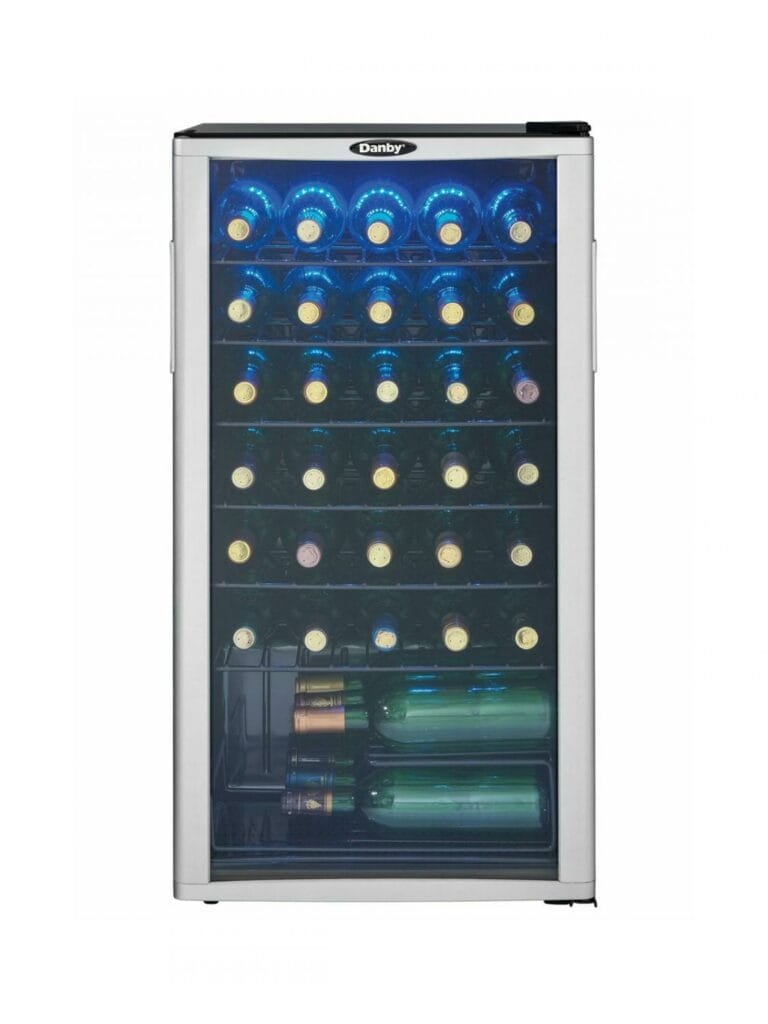 Danby DWC350BLP 36 bottles / 3.2 cu. ft. Free-Standing Wine Cooler