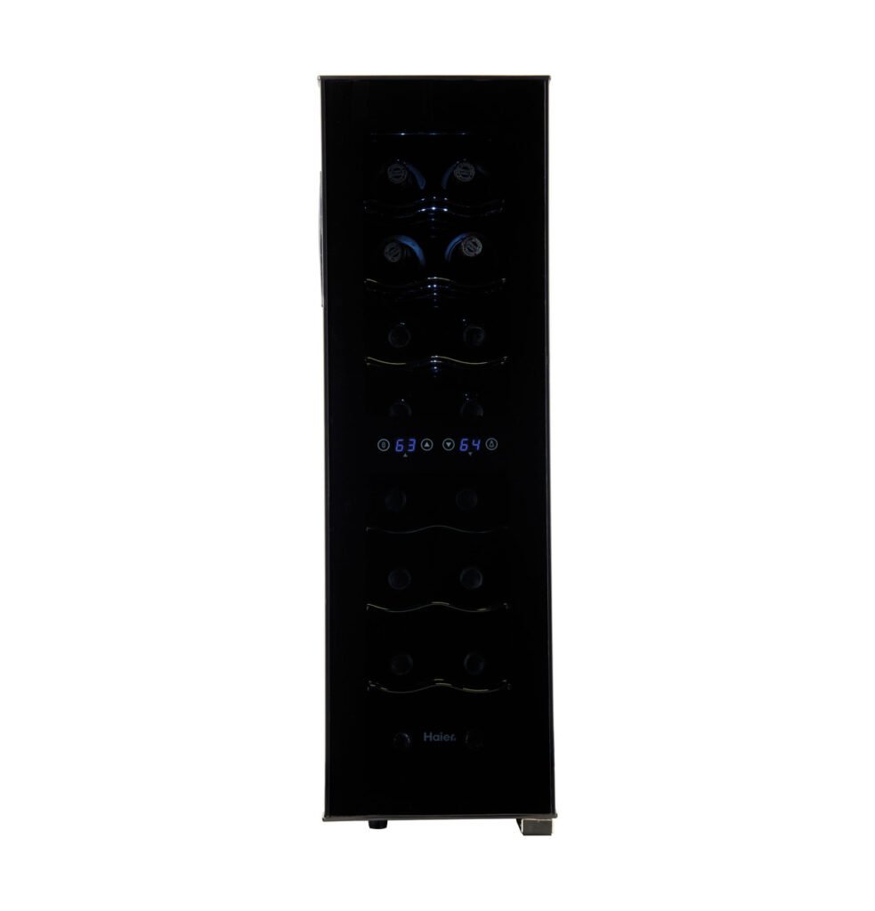 Haier HVTEC16DABS 16 bottles 16-Bottle Dual-Zone Thermoelectric Wine Cellar