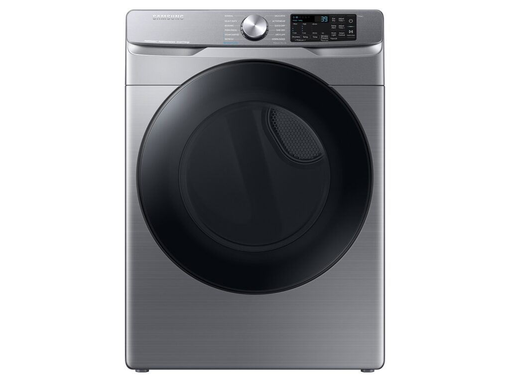 Samsung DVE45B6300P 7.5 cu. ft. Smart Electric Dryer with Steam Sanitize+ – Scratch & Dent
