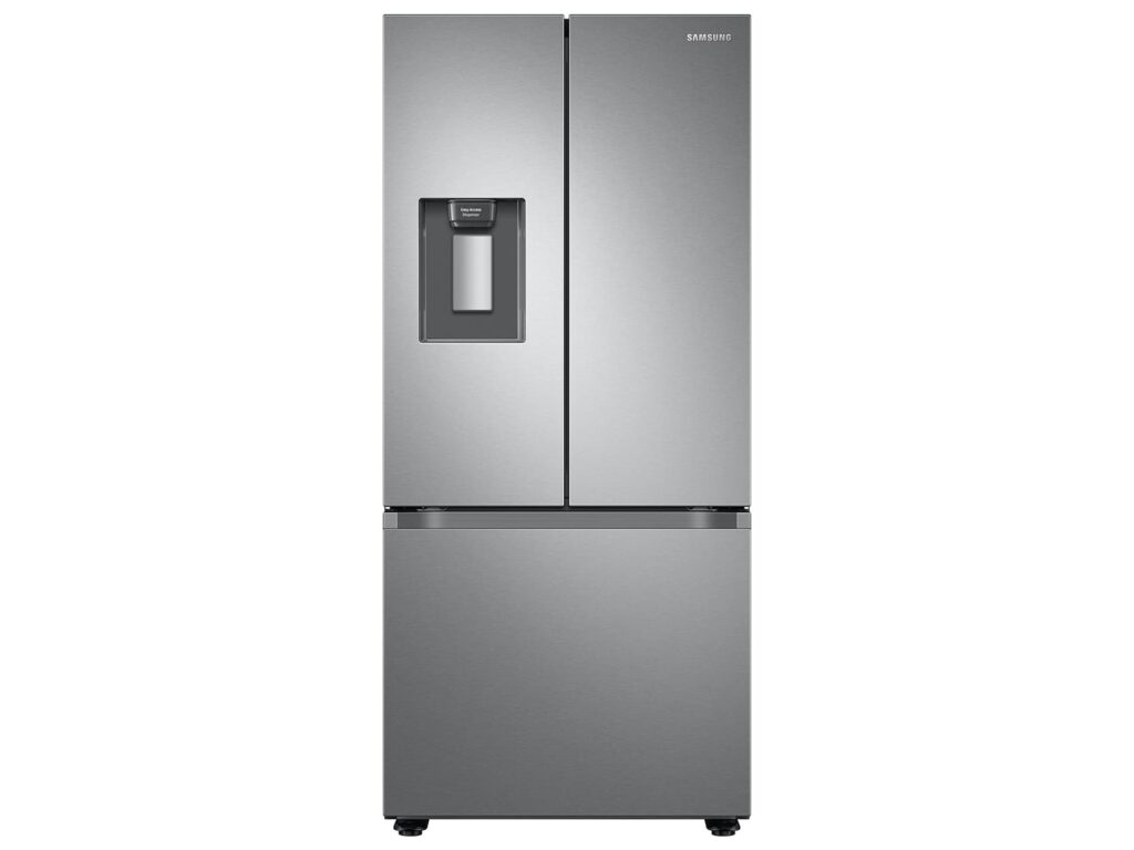 Samsung RF22A4221SR 22 cu. ft. 30-Inch 3-Door French Door Refrigerator with Water Dispenser – Scratch & Dent