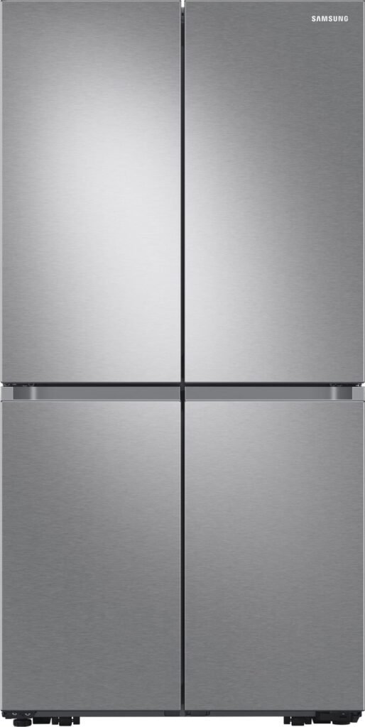 Samsung RF23A9671SR 23 cu. ft. Counter-Depth 4-Door Flex Smart Refrigerator with Beverage Center – Open Box