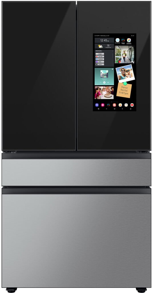 Samsung RF23BB8900QK 23 cu. ft. Bespoke Counter-Depth 4-Door French Door Refrigerator with Family Hub – Open Box